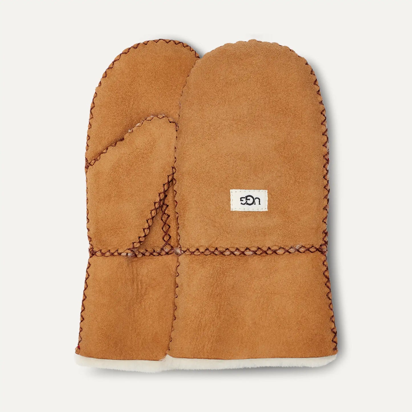 Toddlers / Big Kids' Sheepskin Mitten with Stitch