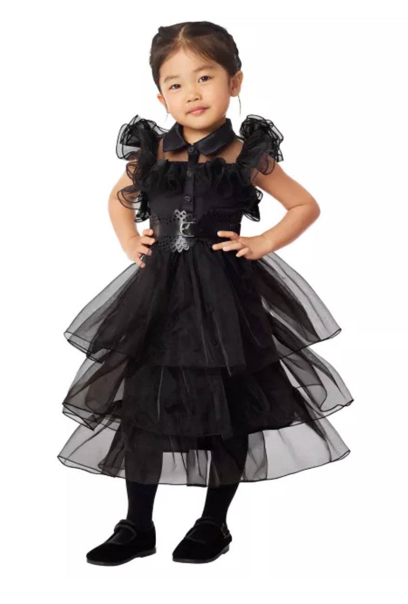 Toddler Rave 'N Dance Wednesday Addams Dress Costume - Wednesday