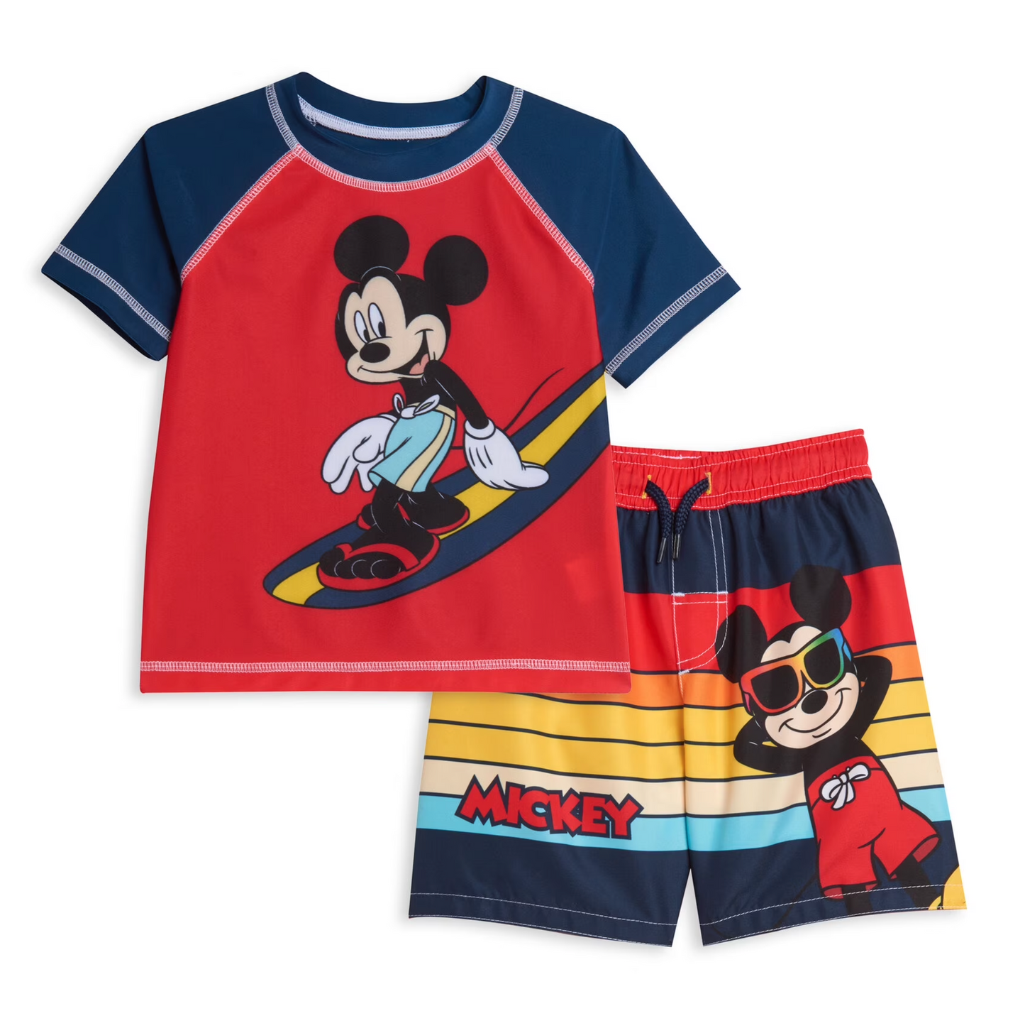 Disney Toddler Mickey Mouse UPF50+ 2-Pcs Swim Set (12M-12)