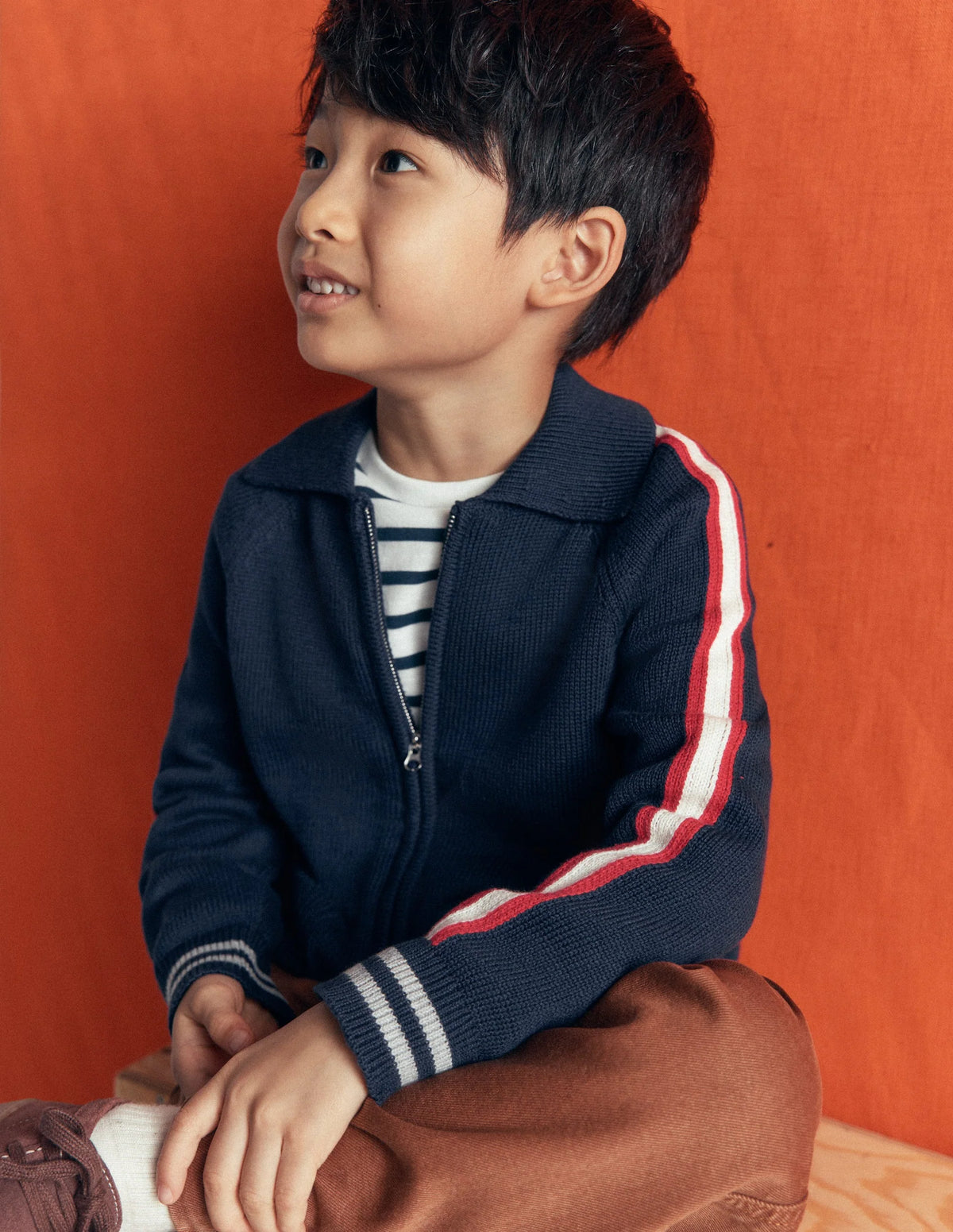 Smart Zip-through Sweater