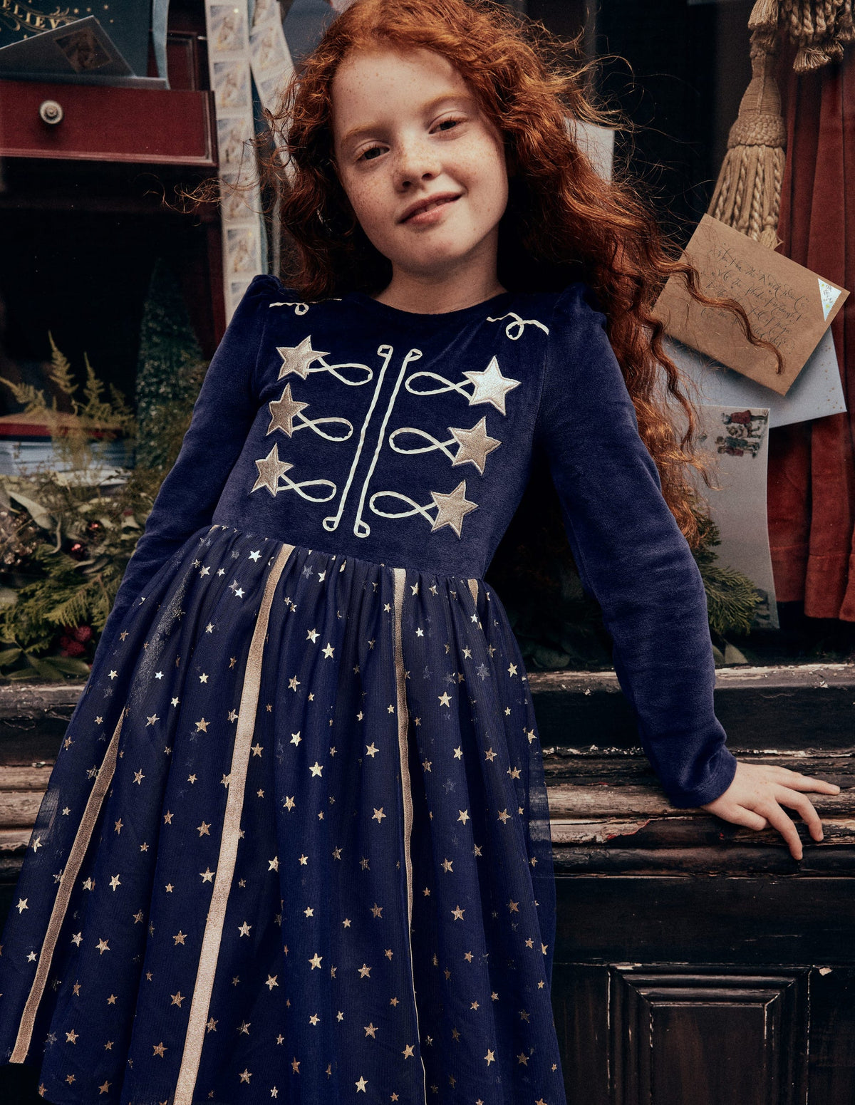 Aurora Appliqué Tulle Dress