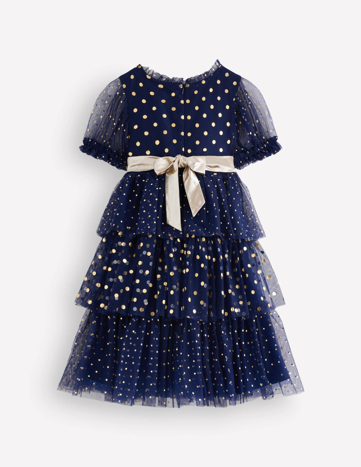 Metallic Tulle Party Dress