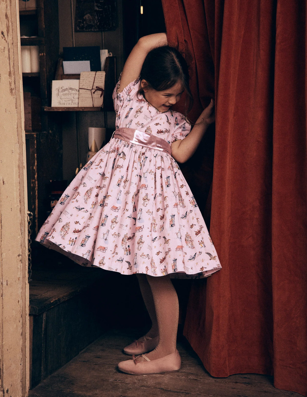 Aubrey Puff Sleeve Party Dress