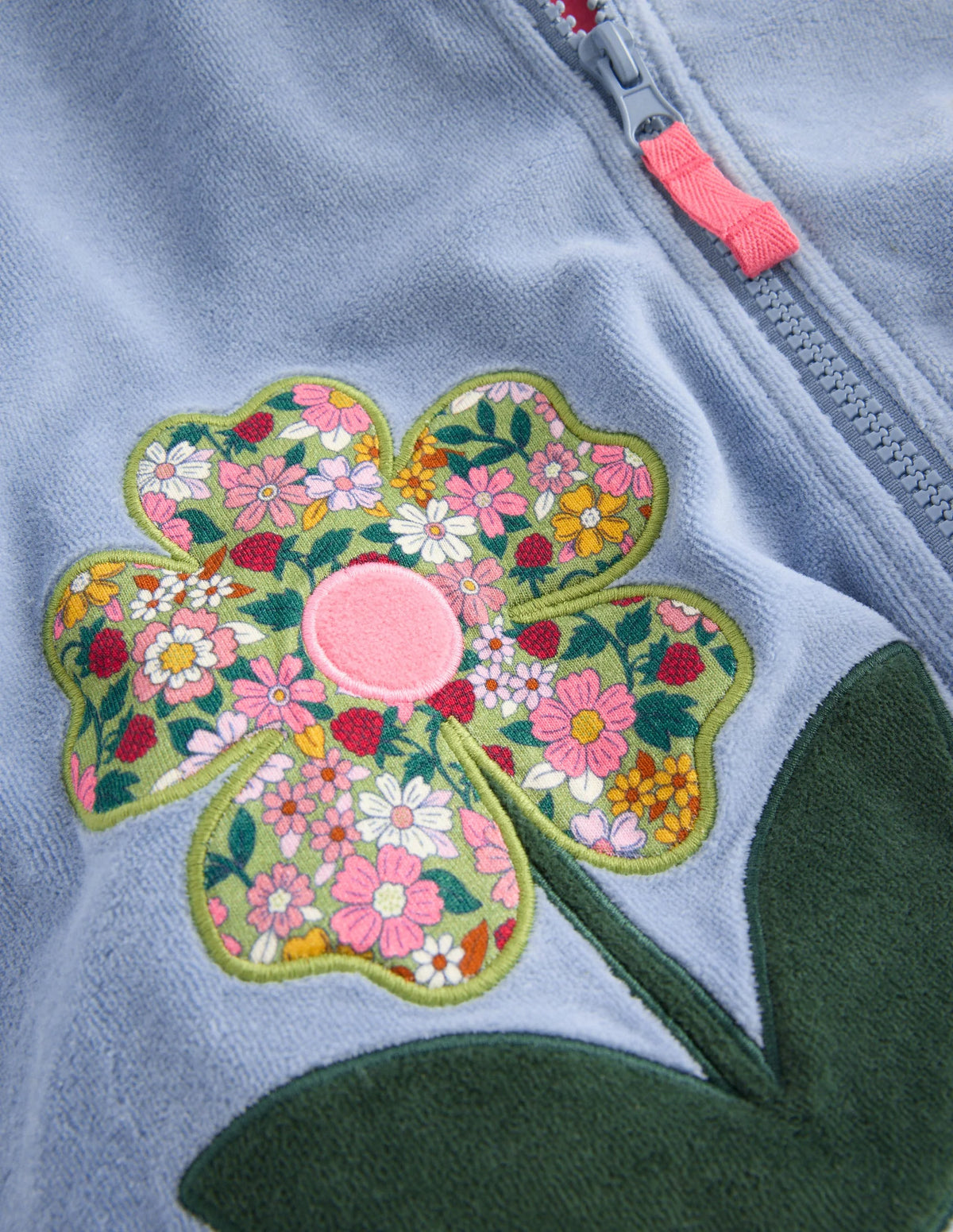 Velour Cosy Zip-through