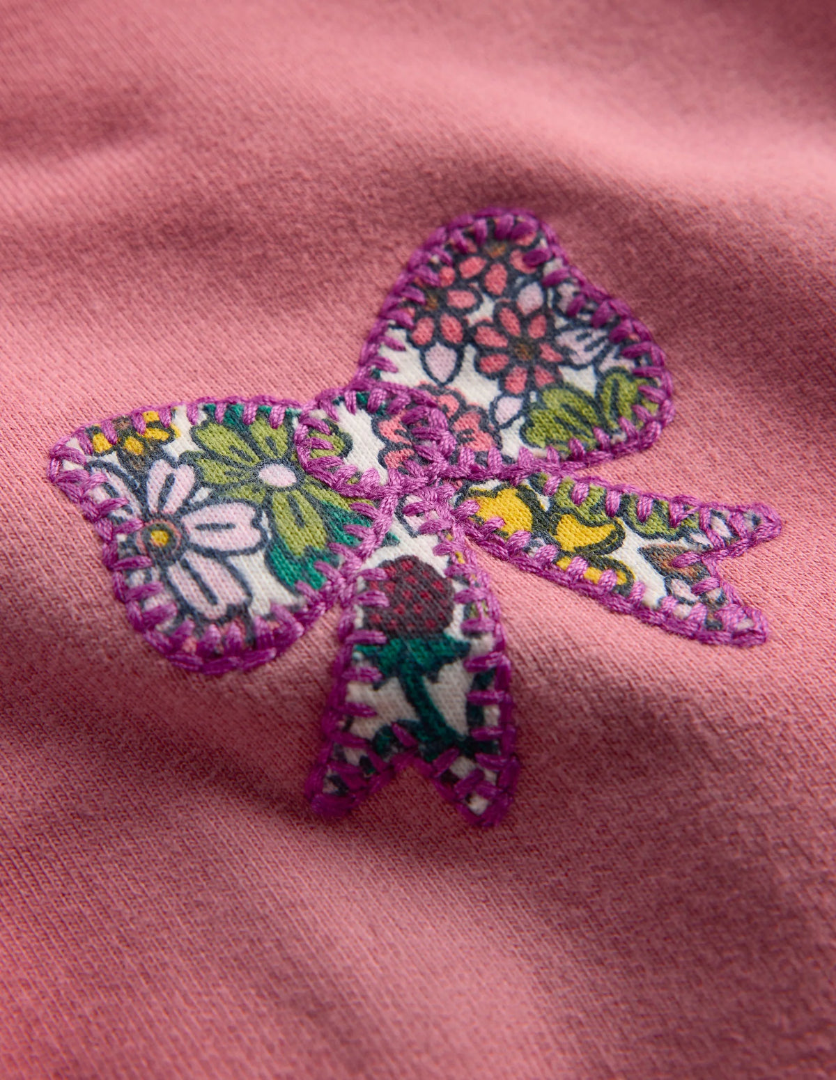 Vintage Rose Applique Bows