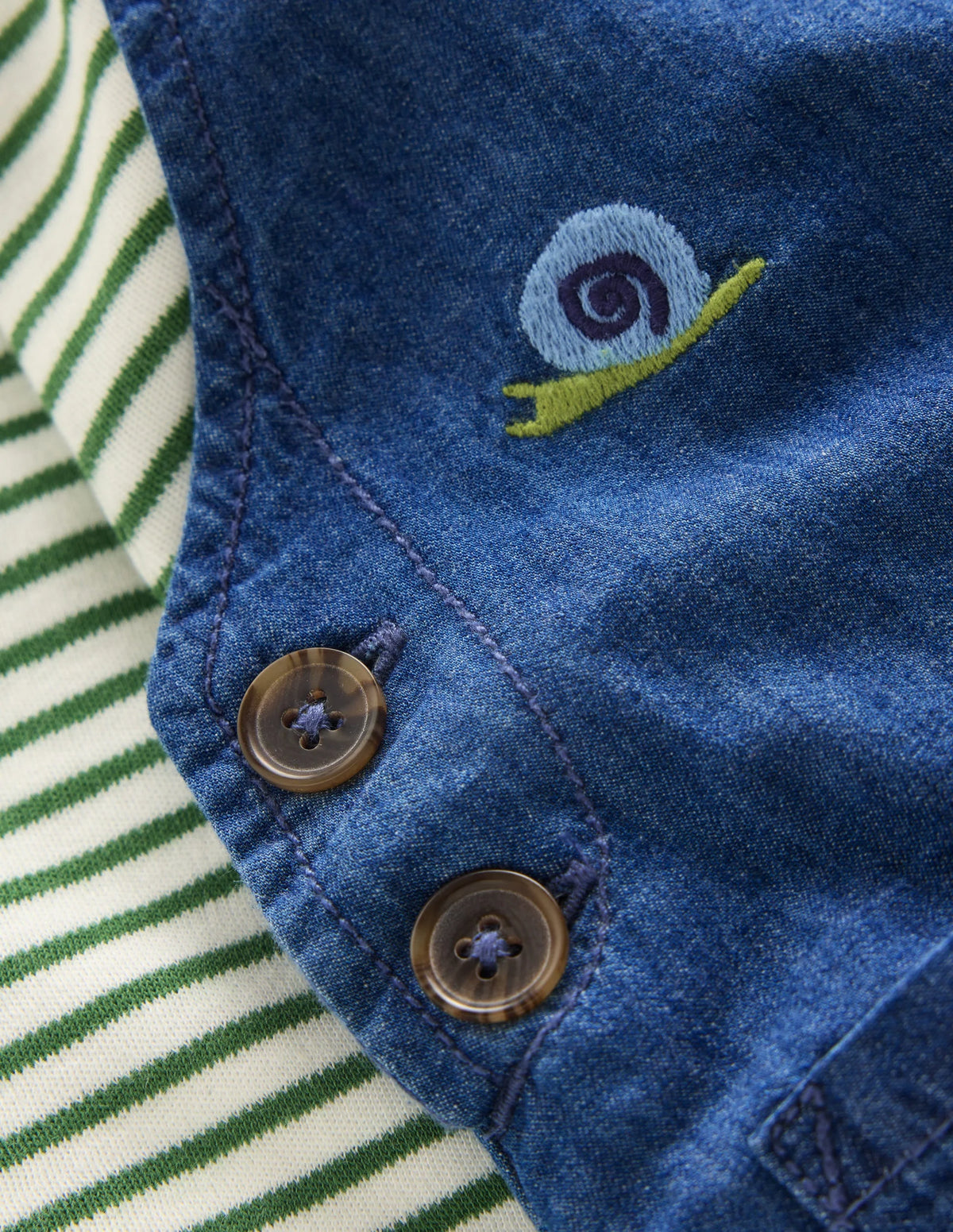 Woven Overalls Set