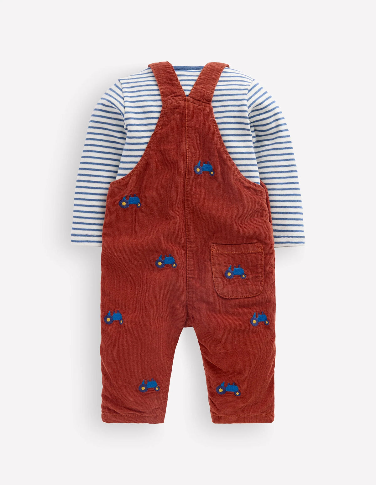 Woven Overalls Set