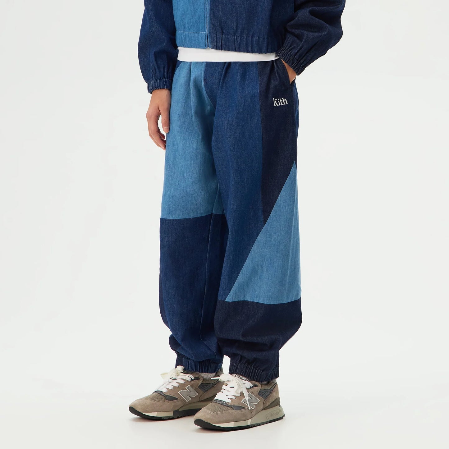 Kith Kids Patchwork Denim Milo Track Pant
