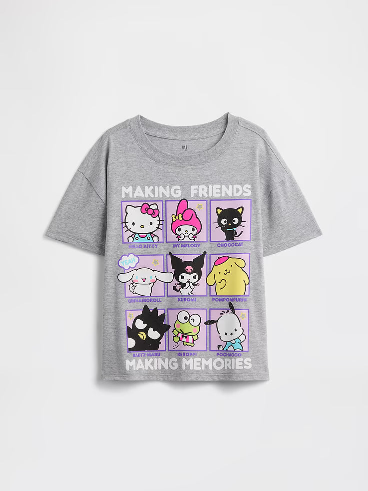 GapKids Hello Kitty Oversized Logo T-Shirt