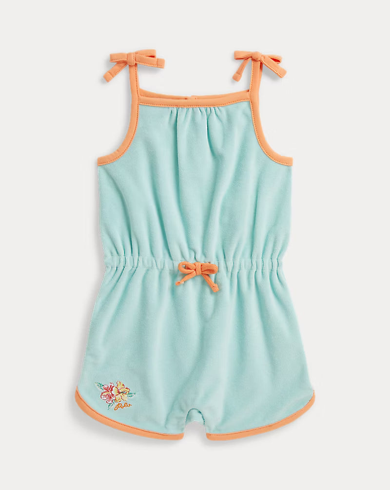 Floral Terry Romper