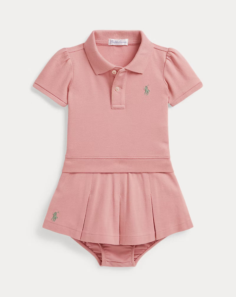 Stretch Mesh Polo Shirt & Skort