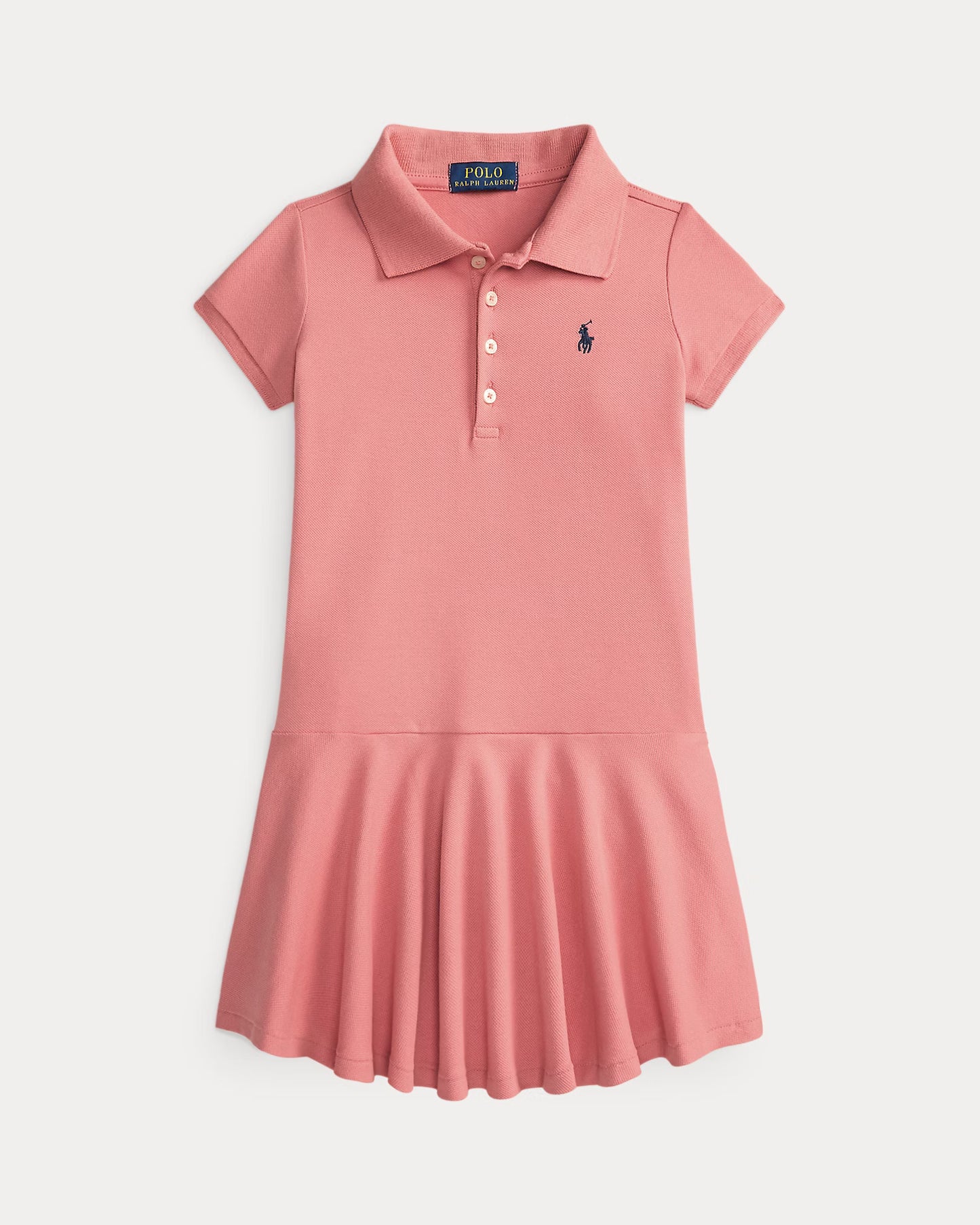 Stretch Mesh Polo Dress (2 Colors)