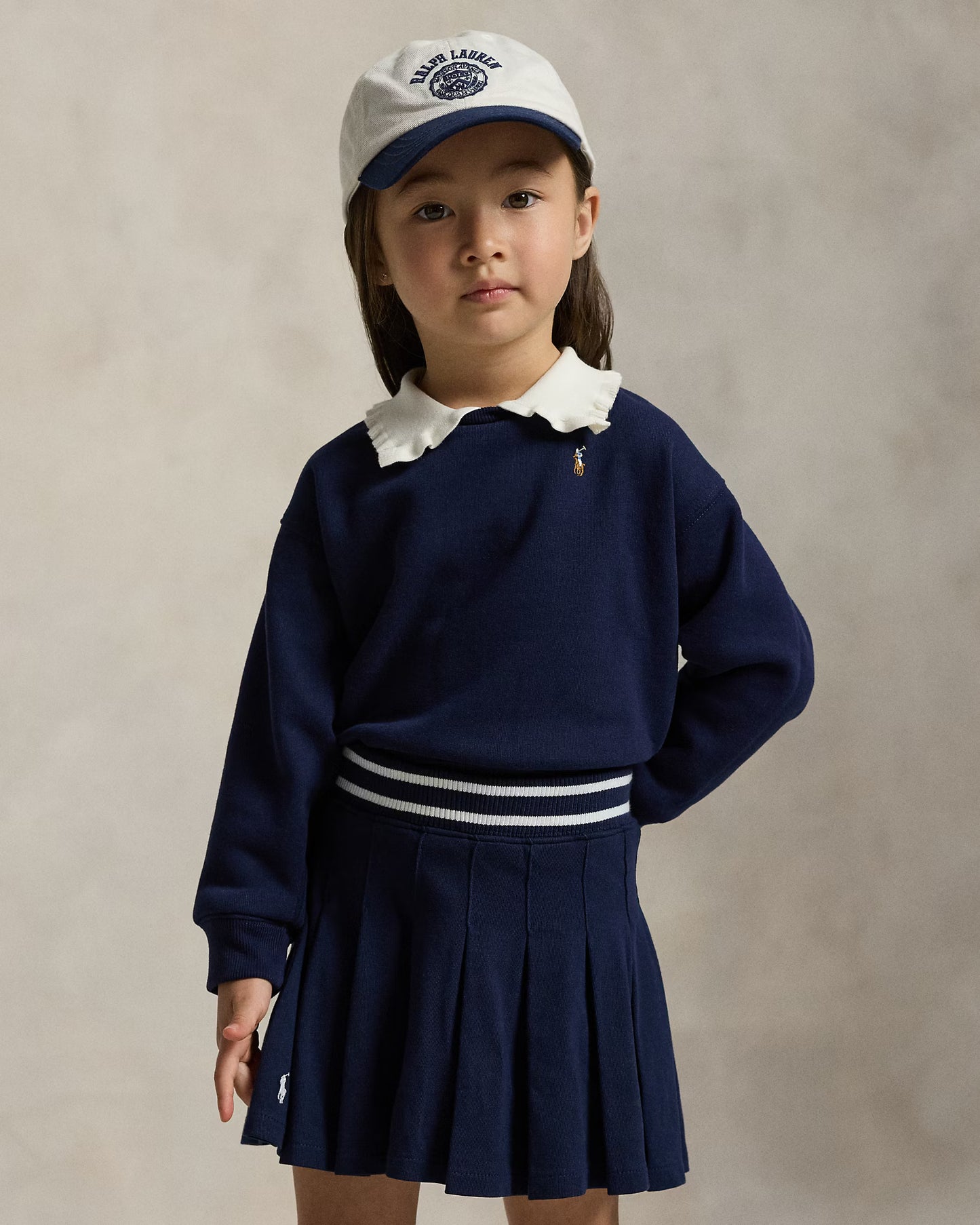 Collared Fleece Sweatshirt