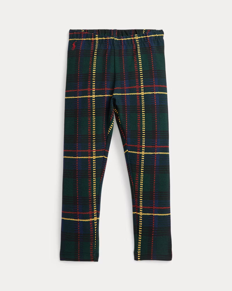 Plaid Stretch Jersey Legging