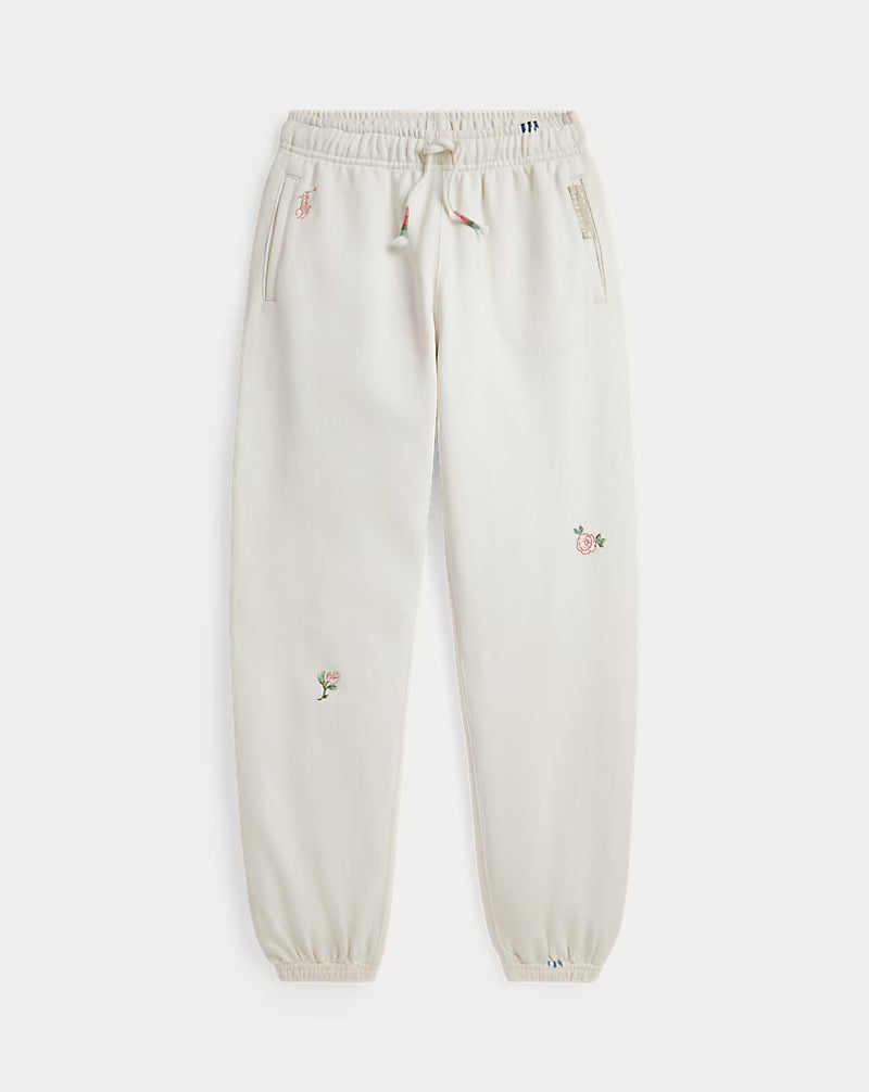 Embroidered French Terry Jogger Pant