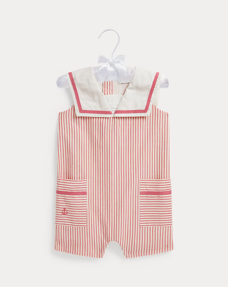 Striped Cotton Sailor Shortall