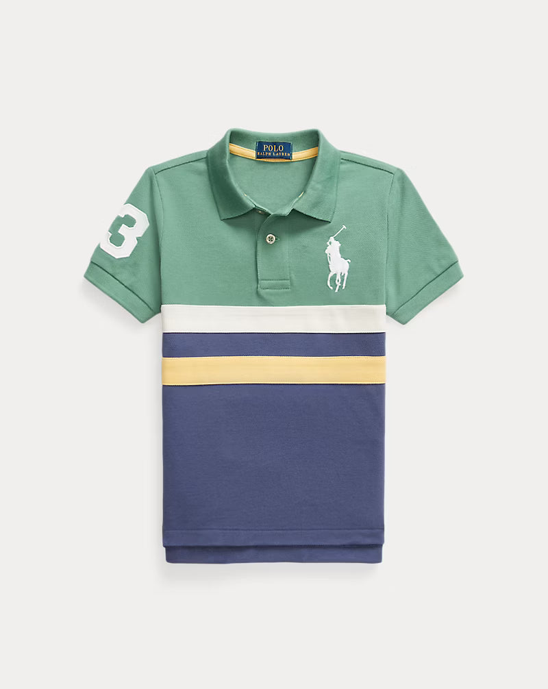 Big Pony Cotton Mesh Polo Shirt