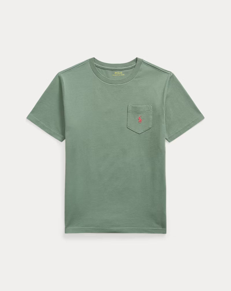 Cotton Jersey Pocket Tee (4 Colors)