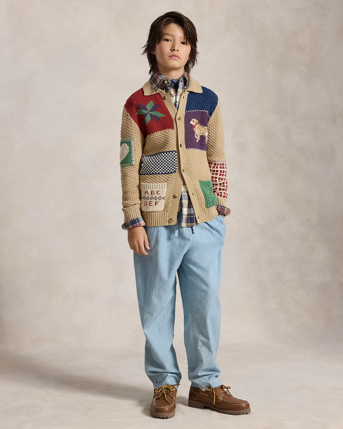 Big Fit Cotton Chambray Pant