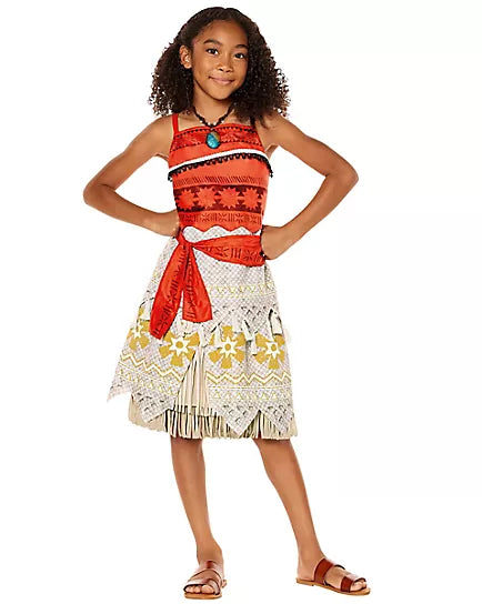 Kids Moana Dress Costume - Disney Princess