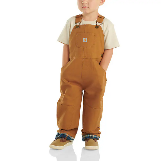[Baby/Toddler] Canvas Bib Overall Flannel-Lined - 간절기용