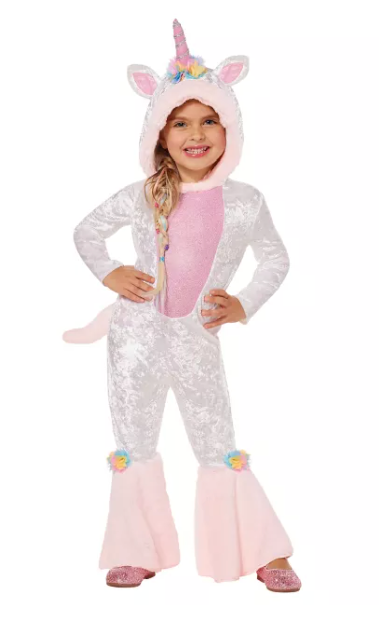 Toddler Magical Unicorn Jumpsuit Costume