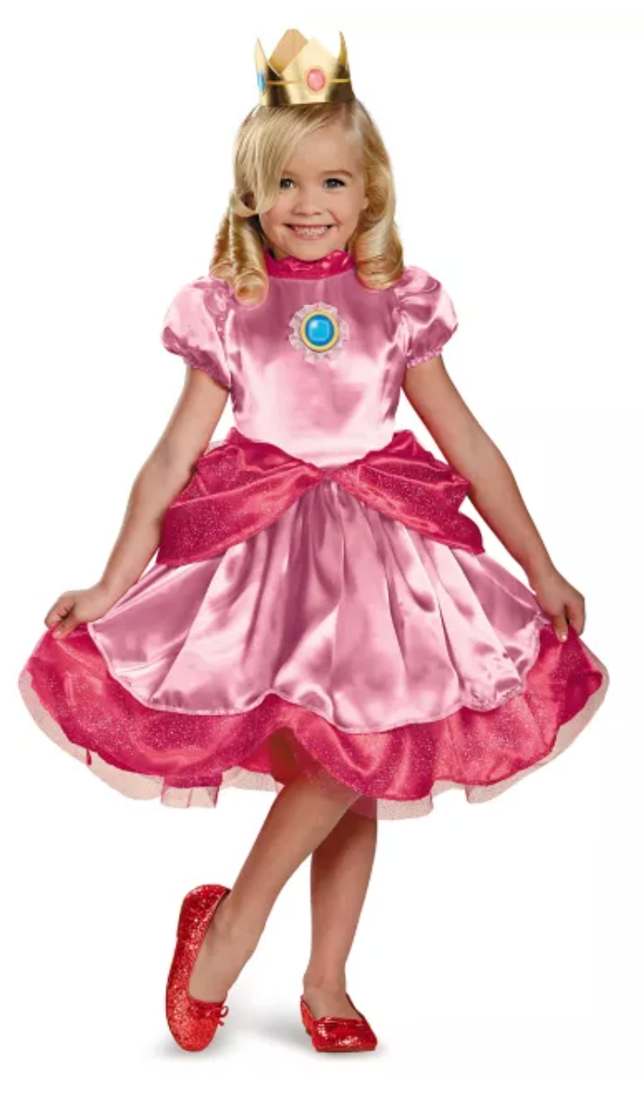 Toddler Princess Peach Costume - Mario Bros.