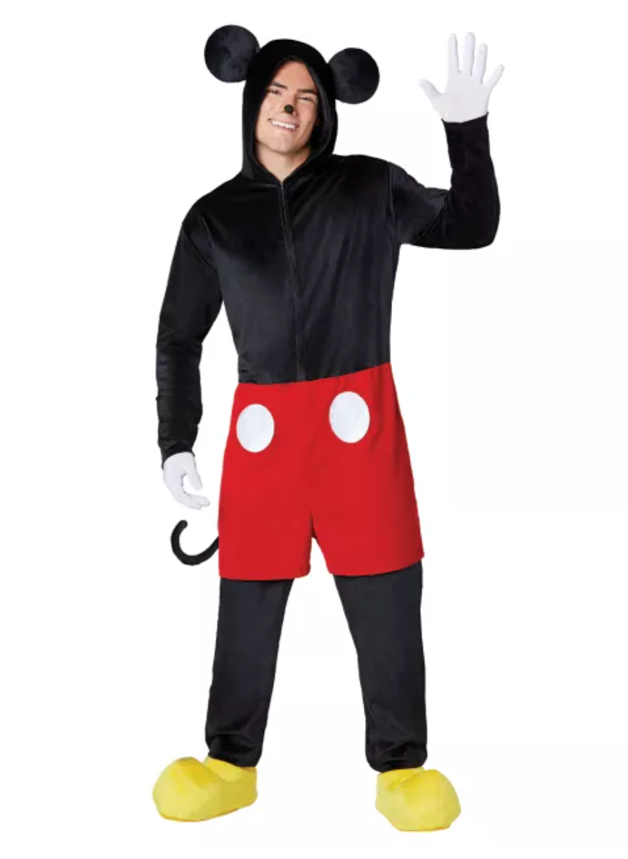 Adult Mickey Mouse Jumpsuit Costume - Mickey and Friends