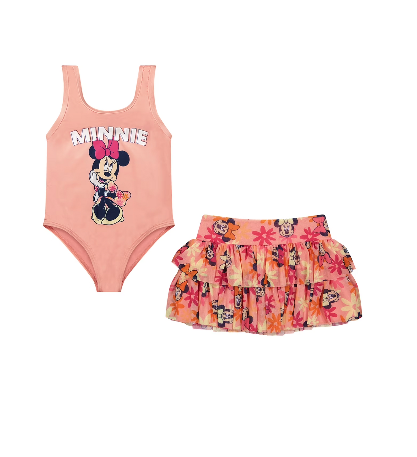 Disney Toddler Minnie Mouse UPF50+ 2-Pcs Swim Set (12M-5T)