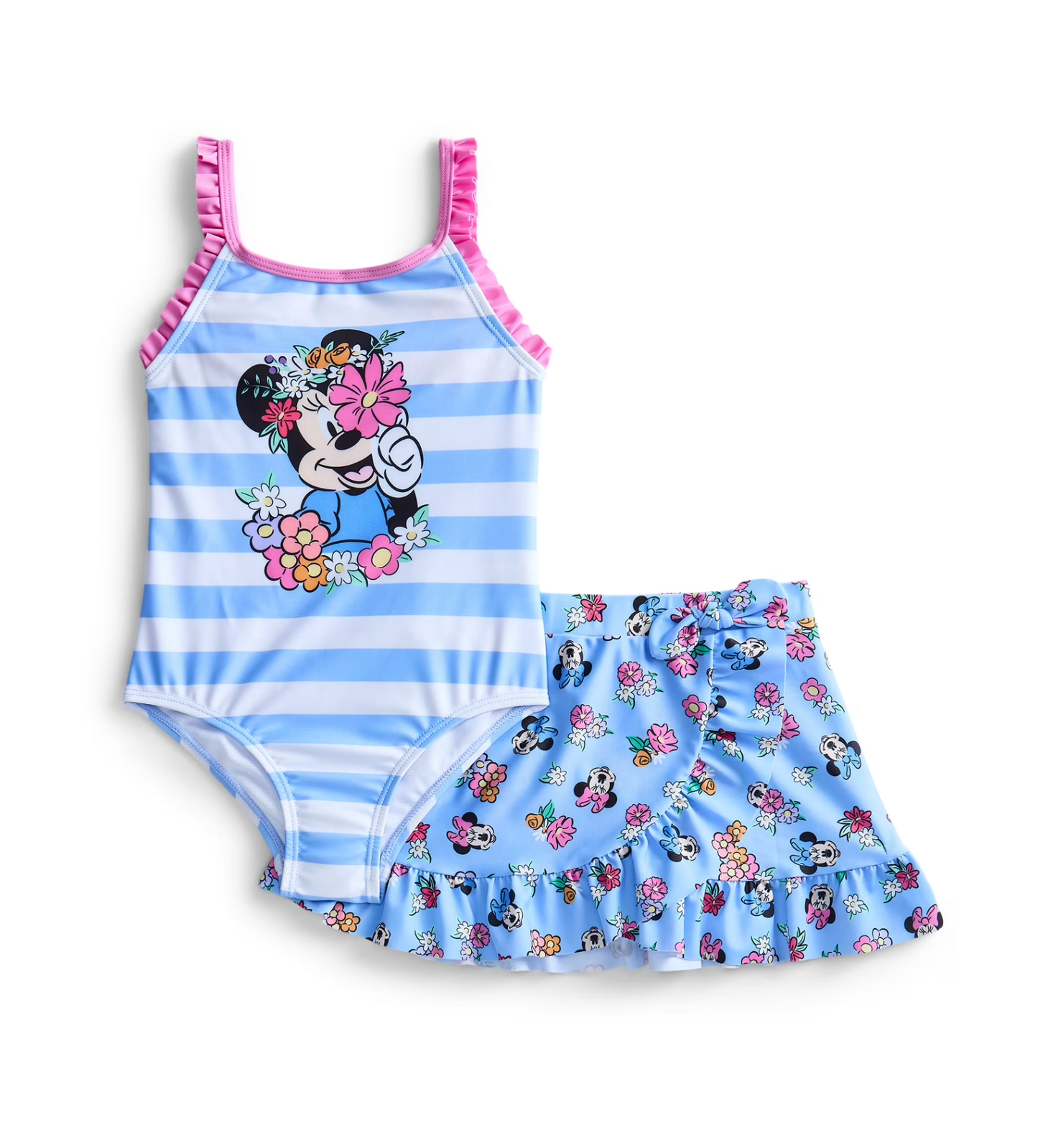 Disney Toddler Minnie Mouse UPF50+ 2-Pcs Swim Set (12M-5T)