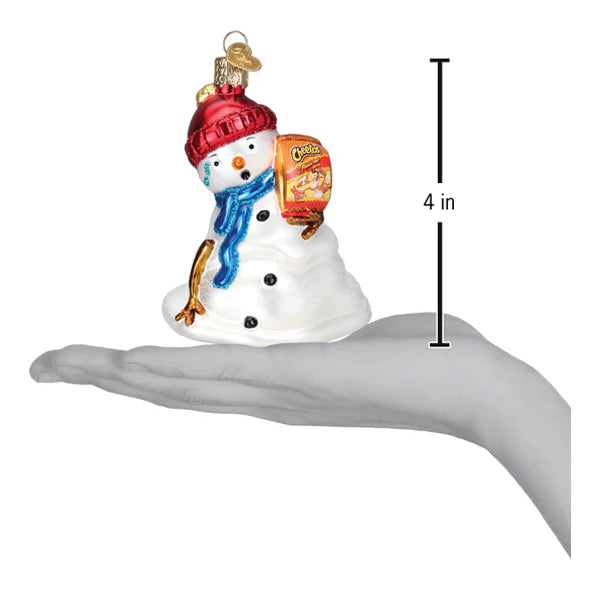 Flamin' Hot Cheetos Snowman Ornament