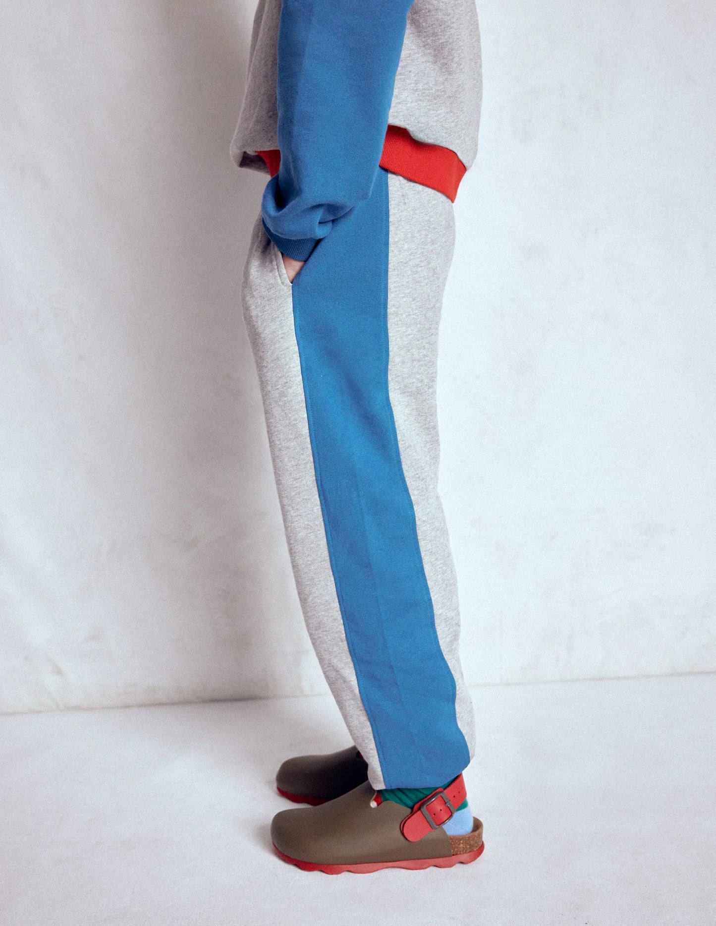 Colourblock Cuffed Joggers