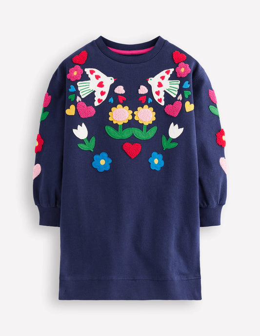 Relaxed Sweatshirt Dress