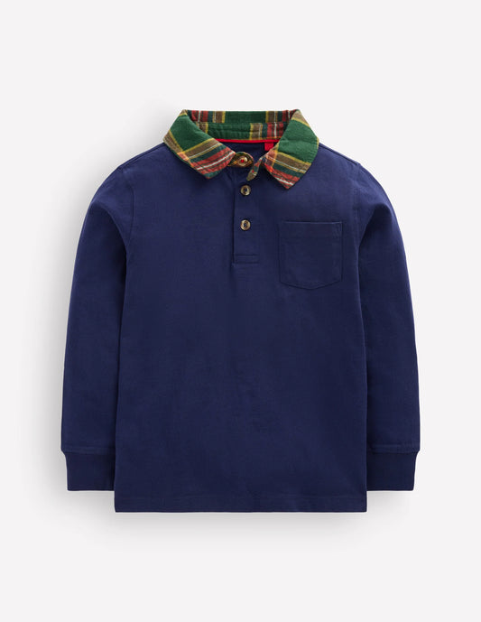 Long Sleeve Smart Polo Shirt