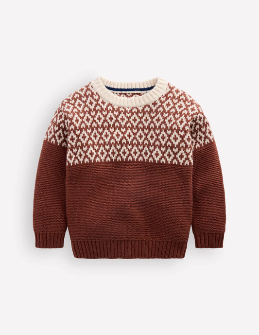 Relaxed Fair Isle Jumper