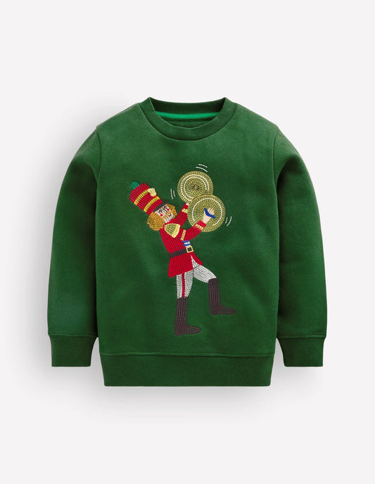 Applique sweatshirt