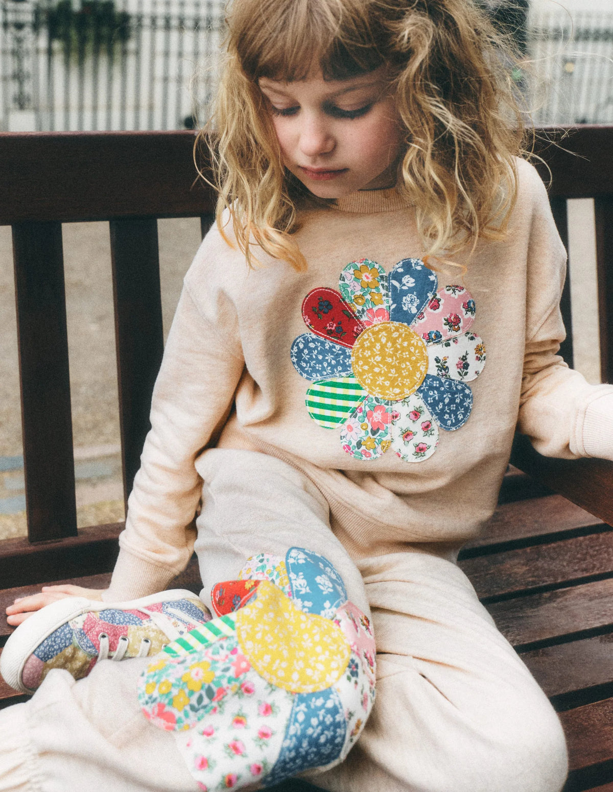 Appliqué Cuffed Joggers