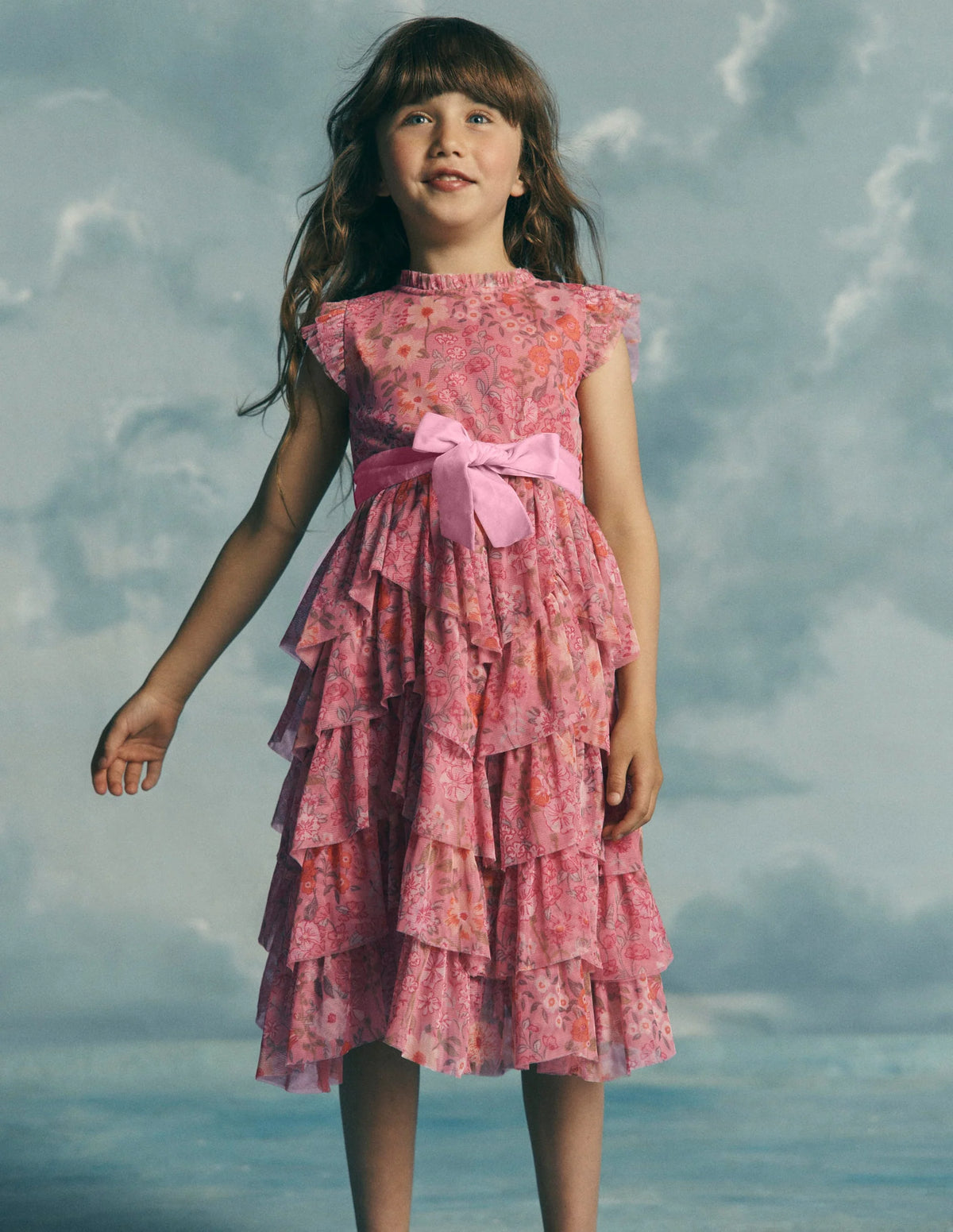 Tiered Tulle Dress