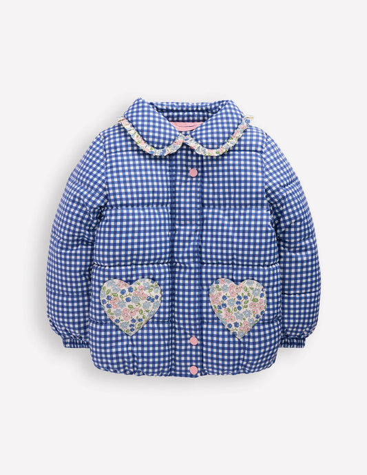 Padded Gingham Jacket