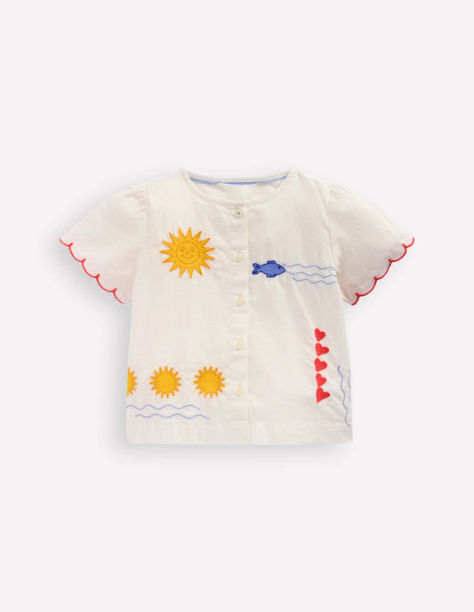 Button-through Blouse