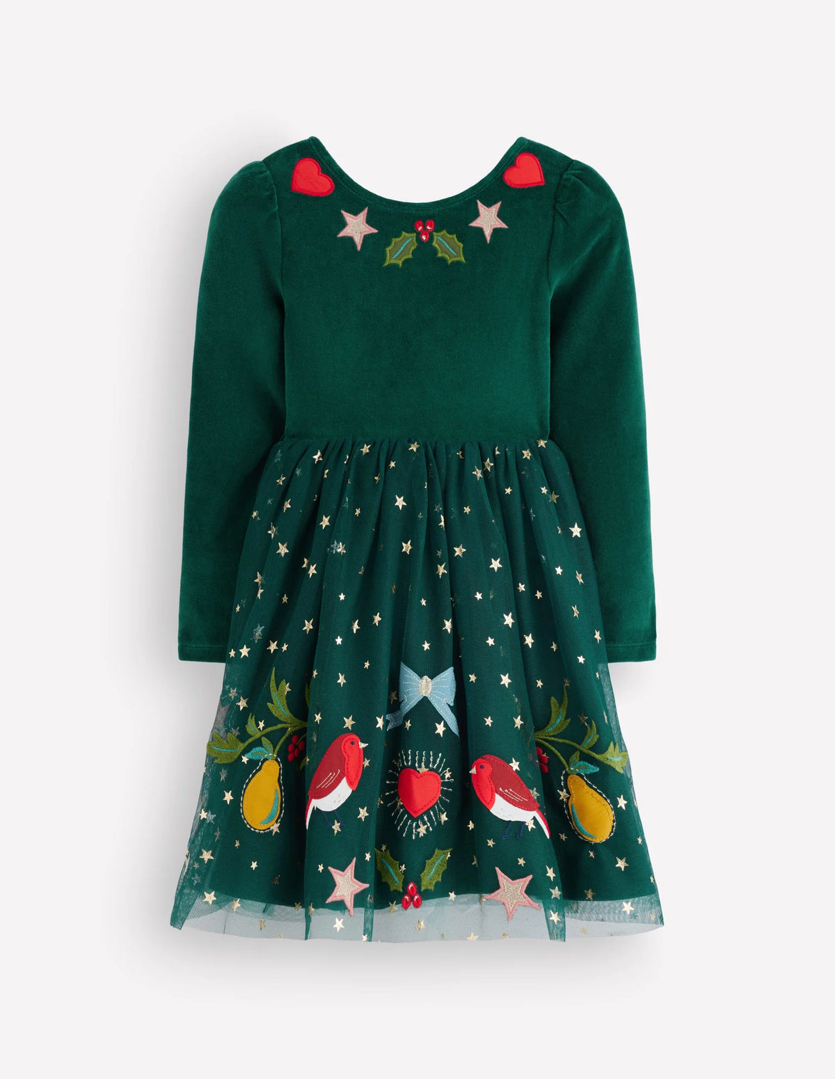 Aurora Appliqué Tulle Dress