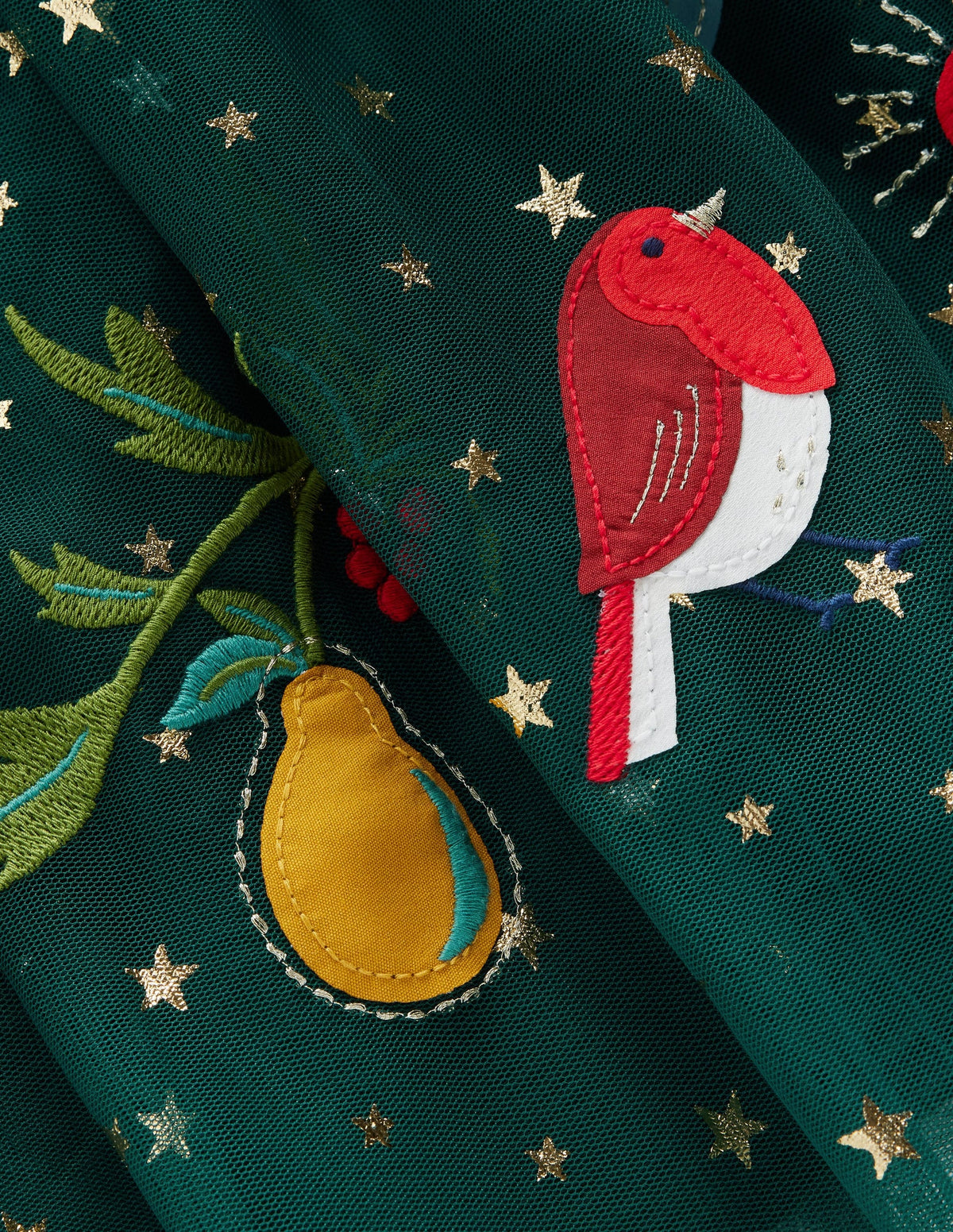 Aurora Appliqué Tulle Dress