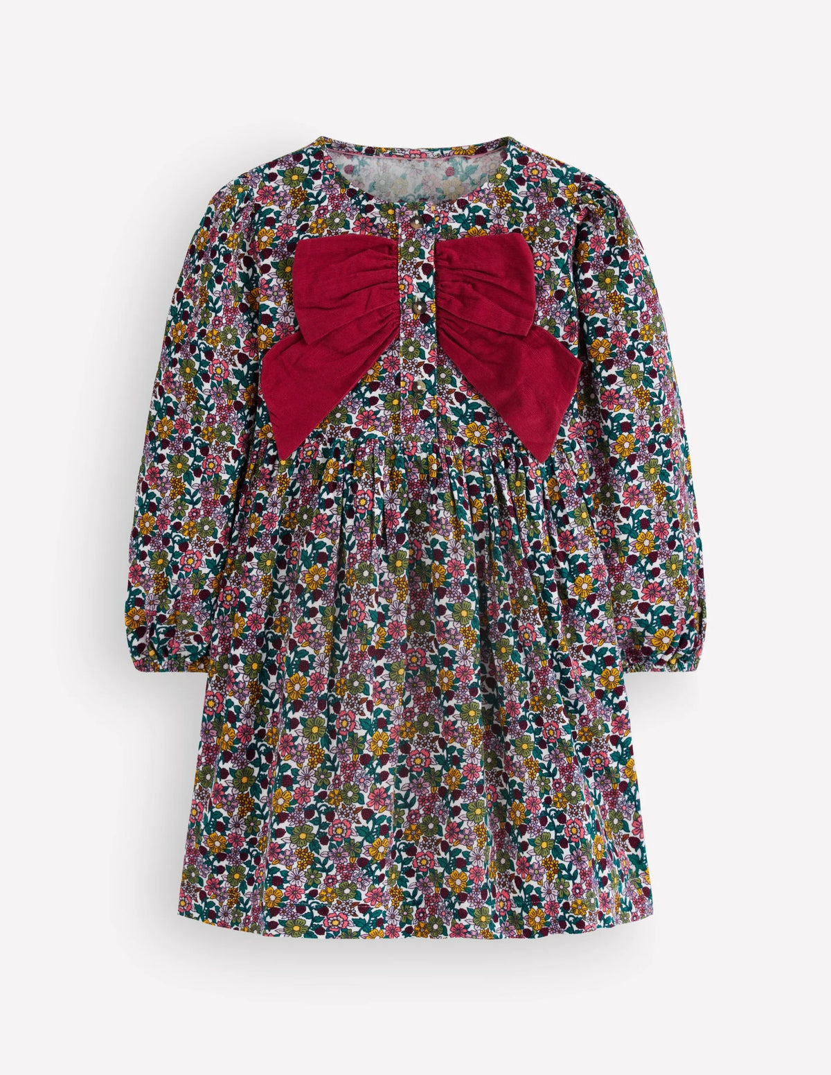 Norah Button-through Bow Dress