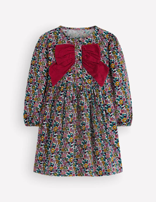 Norah Button-through Bow Dress