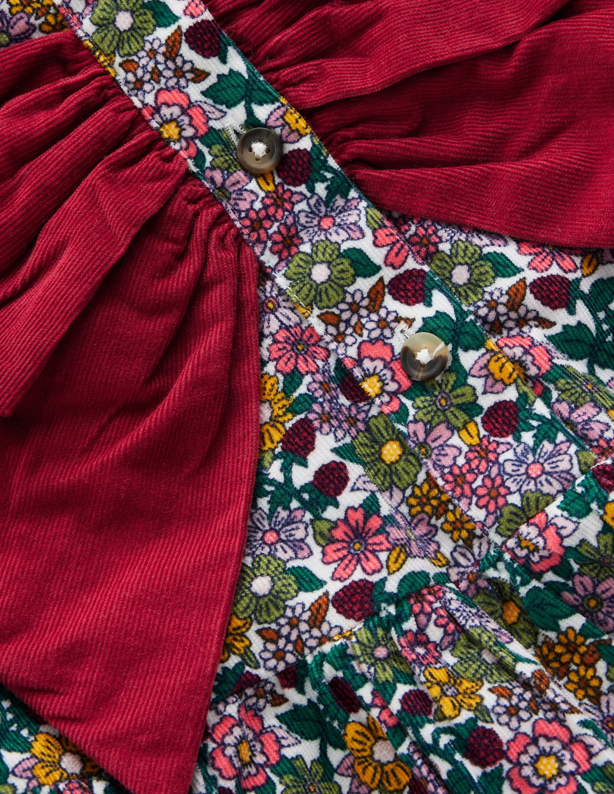 Norah Button-through Bow Dress