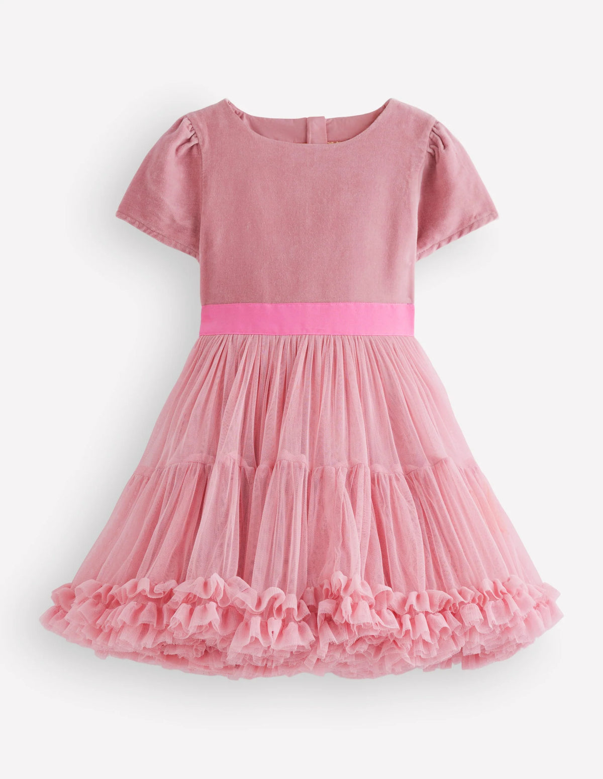 Velour Tulle Occasion Dress (2 Colors)