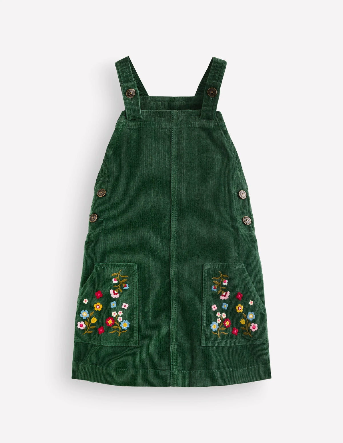 Adeline A-line Overalls Dress
