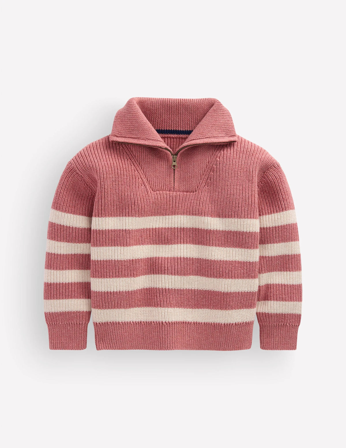 Zip Up Neck Sweater (2 Colors)