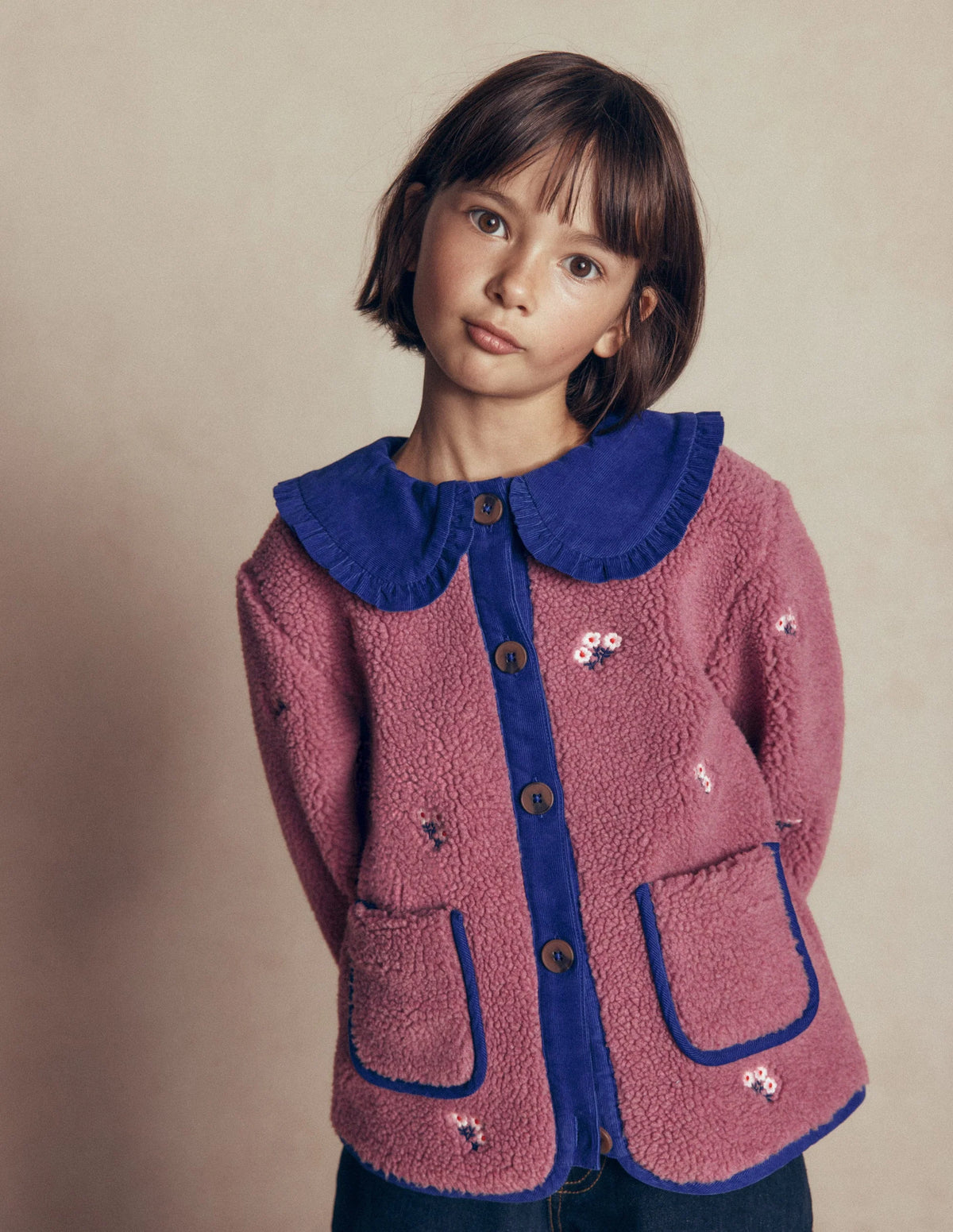 Embroidered Borg Jacket