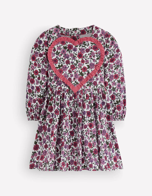 Long Sleeve Heart Dress
